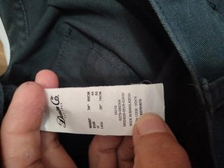 Pantalón cargo hombre azul marino