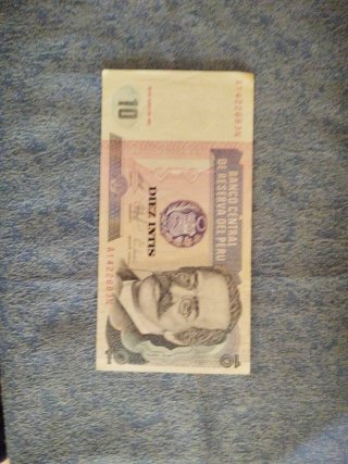 Lote de Billetes 10 Pesos Cuba Antiguo etc.