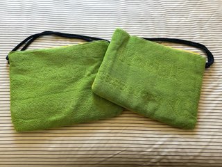 Toalla de playa con bolsa