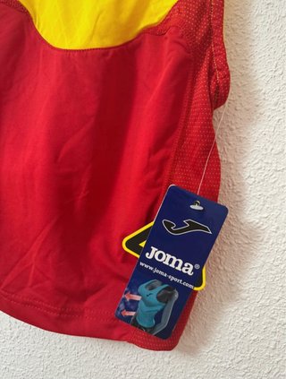 Camiseta Joma Running Roja y Amarilla Talla Xs