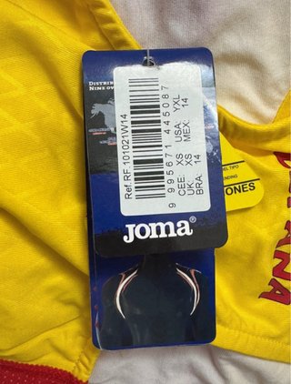 Camiseta Joma Running Roja y Amarilla Talla Xs