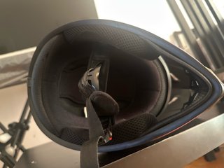 Casco Moto Negro y Rosa