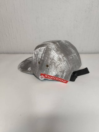 Gorra Supreme camuflaje gris ajustable unisex Y2K