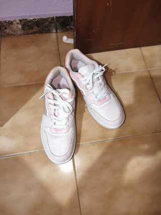 Zapatillas Inside mujer rosa y blanco