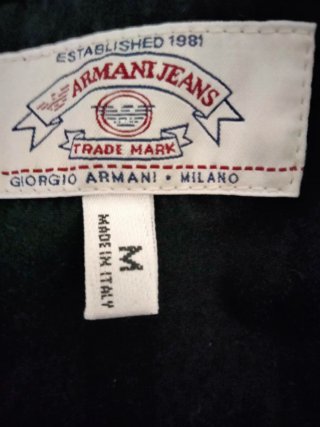Camisa Armani Jeans Talla M Negra