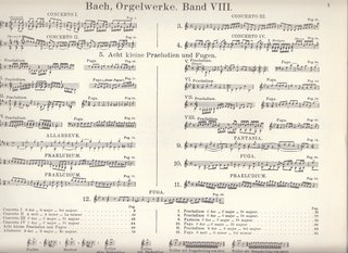 Bach. Orgelwerke (obras para órgano) Vol. VIII
