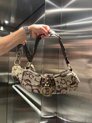 Bolso vintage Beige y Marrón Y2k