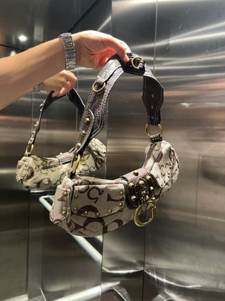 Bolso vintage Beige y Marrón Y2k