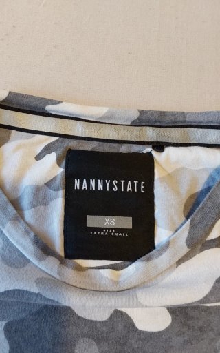 Lote 2 Camisetas Camuflaje Nike y Nanny State Tall