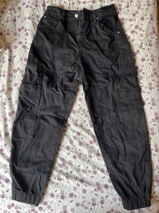 Pantalones Jogger Bershka Negros Mujer