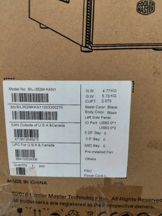 Caja Cooler Master Silencio 352 MicroATX