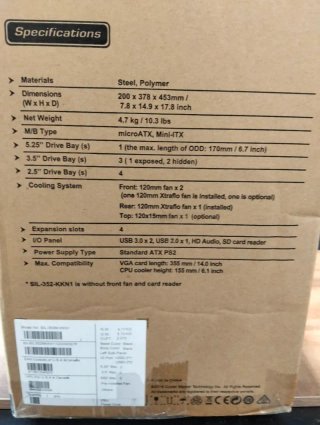 Caja Cooler Master Silencio 352 MicroATX