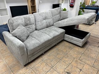 Sofá Modular Cama Extraíble Gris Claro a Estrenar