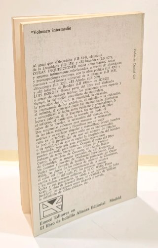 Libro Otras inquisiciones Jorge Luis Borges