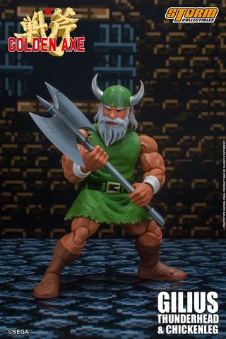 Gilius Thunderhead & Chicken Leg Storm Collectible
