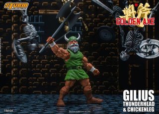 Gilius Thunderhead & Chicken Leg Storm Collectible