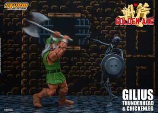Gilius Thunderhead & Chicken Leg Storm Collectible