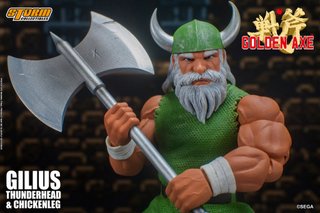 Gilius Thunderhead & Chicken Leg Storm Collectible