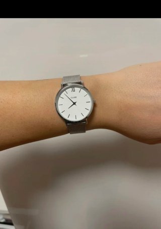 Orologio Cluse Argento Minimal