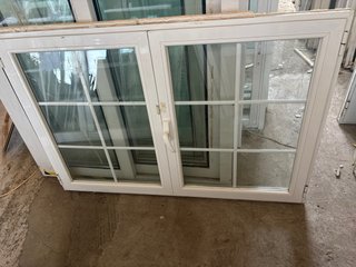 Ventanas de aluminio blancas