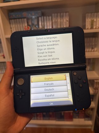 New nintendo 3Ds XL azul + funda