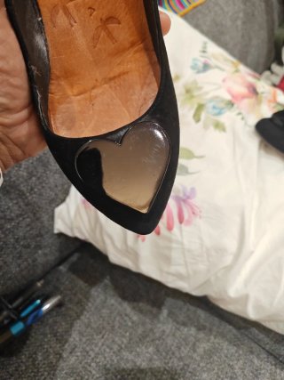 Zapatos de tacón negros talla 35