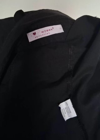 Camicia donna nera mezza manica