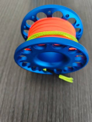 Carrete Buceo 30m Naranja/Azul