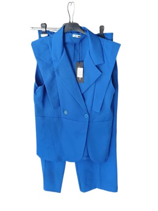 Completo elegante donna blu veste 48/50