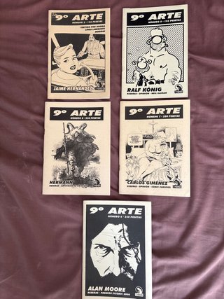 5 Fanzines de comics 9 Arte