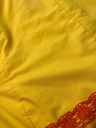 Traje Flamenca Amarillo Volantitos