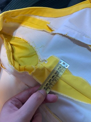 Traje Flamenca Amarillo Volantitos