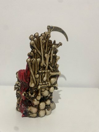Figura Santa Muerte. Guadaña carabelas santeria