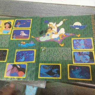 Álbum Cromos Disney Aladdín Panini 30 todos