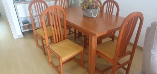 Mueble comedor + 6 sillas
