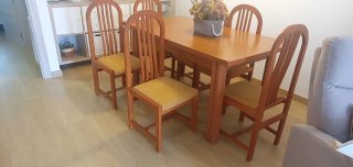 Mueble comedor + 6 sillas