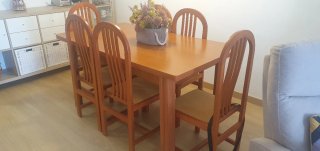 Mueble comedor + 6 sillas