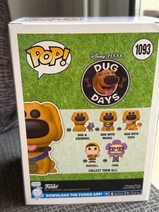 Funko Pop Dug with medal 1093 (Disney)
