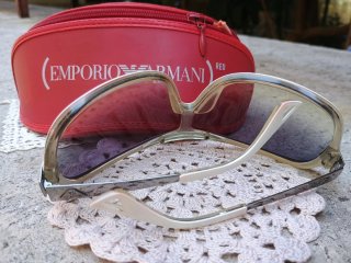 Occhiali da sole Emporio Armani bianchi