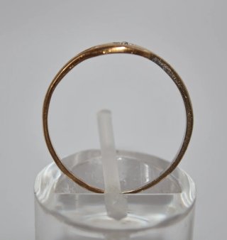 Anillo Oro 18k con piedra central