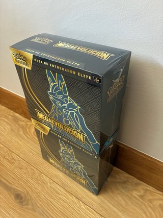 2 Cajas Entrenador Élite Pokémon Megaevolución