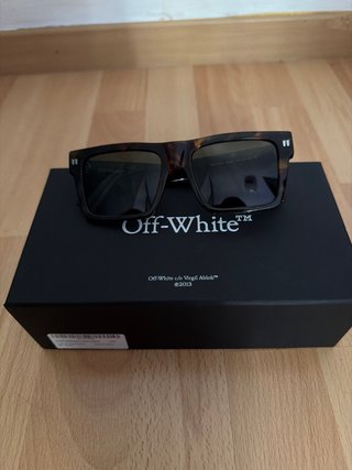 Gafas de sol Off White Havana Green nuevas
