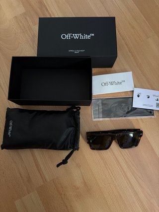 Gafas de sol Off White Havana Green nuevas
