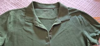 Lote 2 Polos Talla XL Verde y Celeste