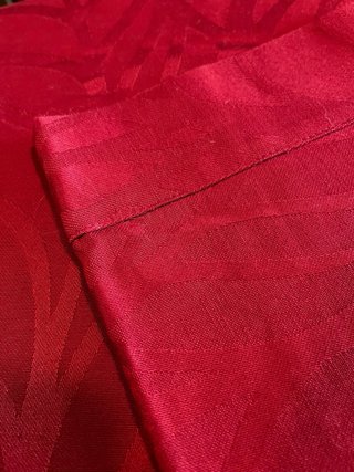 Tovaglia Ferò in cotone color bordeaux