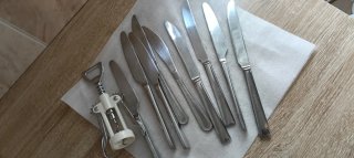 Juego de 10 cuchillos de mesa