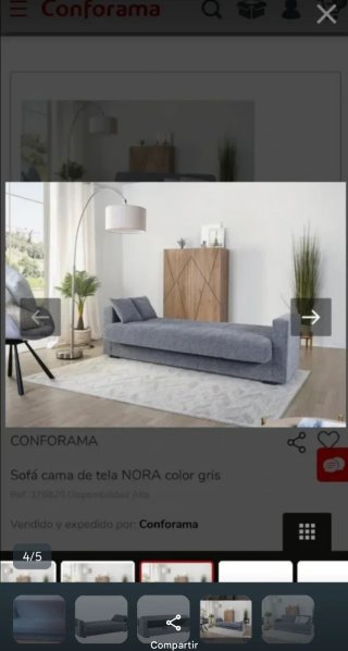 Sofá cama NORA con arcón