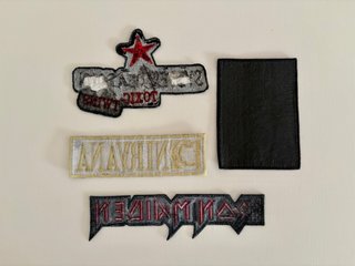 Pack 4 Parches Rock
