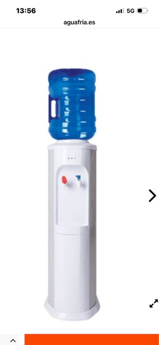Dispensador de agua blanco