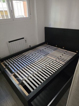 Cama canapé IKEA con cabecero y cajones